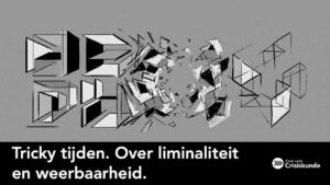 Abstracte illustratie van overgang en tussenruimte — liminaliteit en weerbaarheid